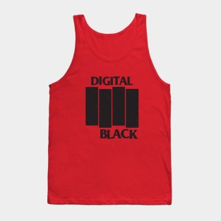 Digital Black (in black) Tank Top